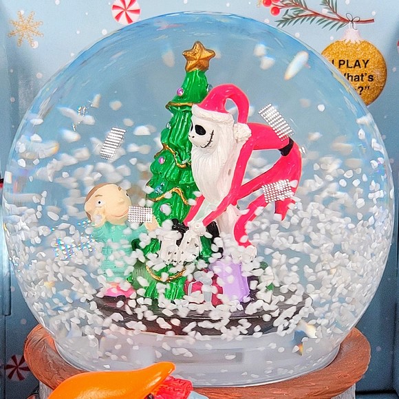 Disney Nightmare Before Christmas Jack Skellington Musical SnoMotion WaterGlobe - Picture 12 of 12